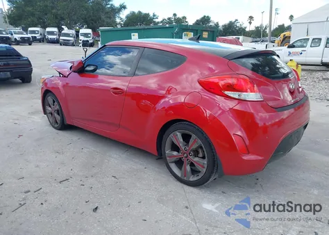 2016 Hyundai Veloster из США, поврежденный, VIN KMHTC6AD9GU249100